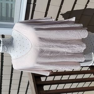 Ivory flowy batwing top